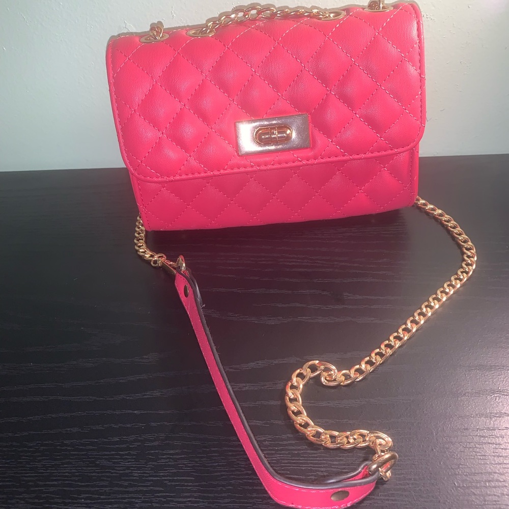 Pink little crossbody purse